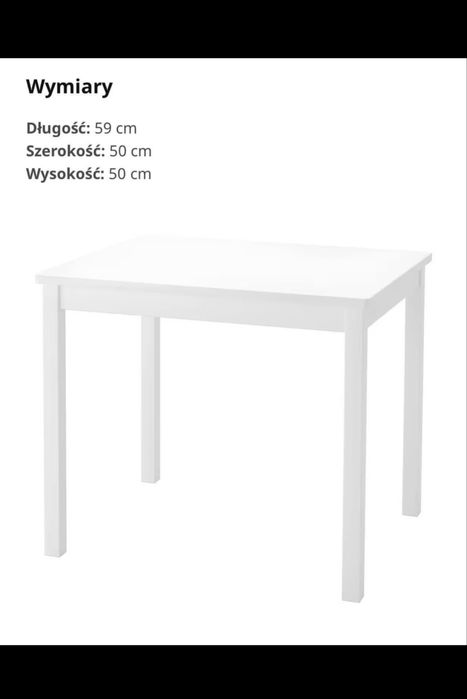 Zestaw stolik + 2 krzesełka