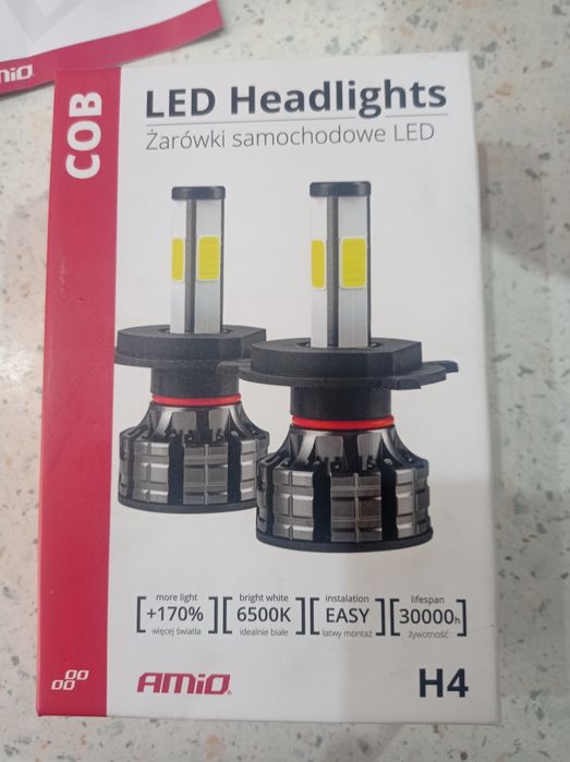 Żarówki samochodowe LED H4