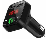 Transmissor FM Bluetooth para carro, sem fios MP3 USB cartões SD Radio