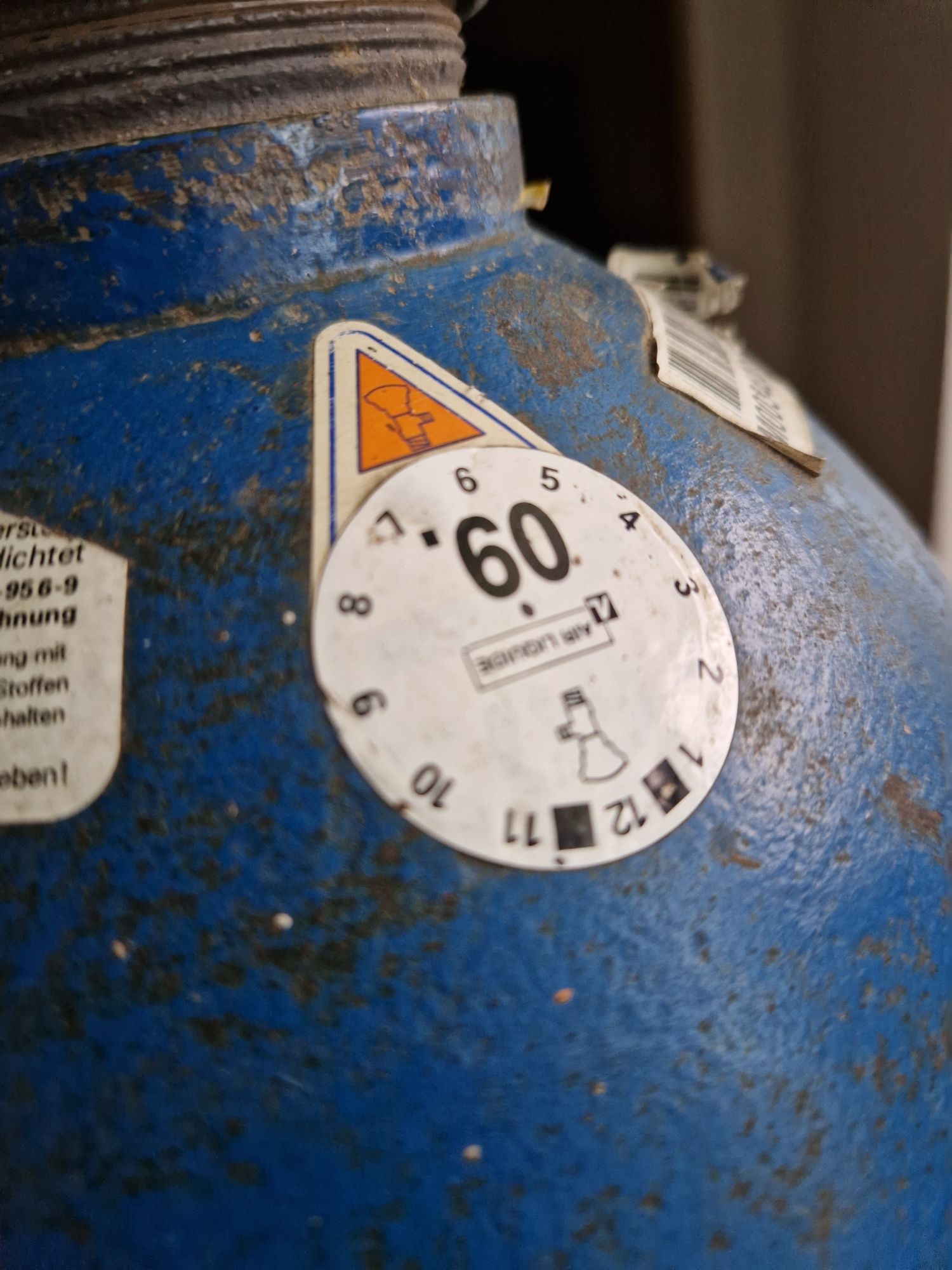 Butla gazowa 51,8 L – przemysłowa / spawalnicza