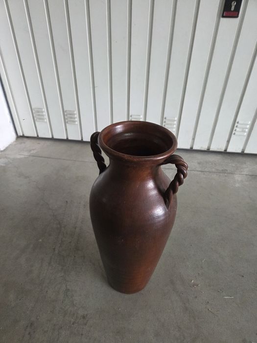 Vaso barro decoração