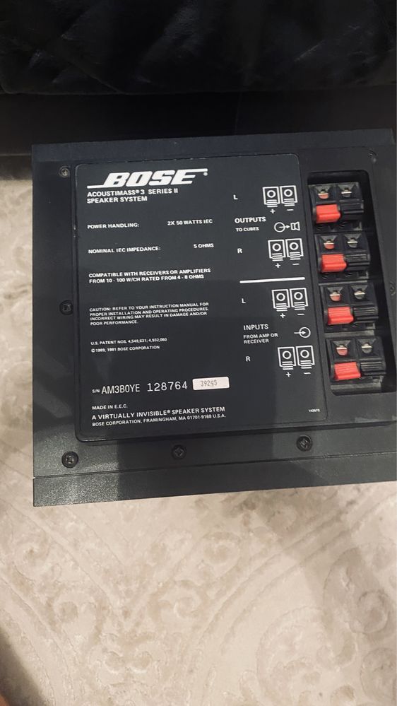 Bose Acoustimass System Lifestyle 5 Music Center