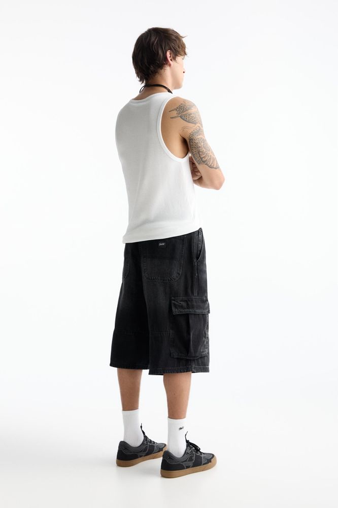Шорти Pull&Bear (S-M) Skater Fit Оригінал Нові Широкі Шорты Широкие