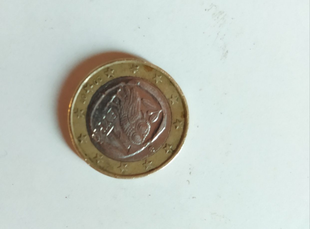 Moeda 1 euro mocho