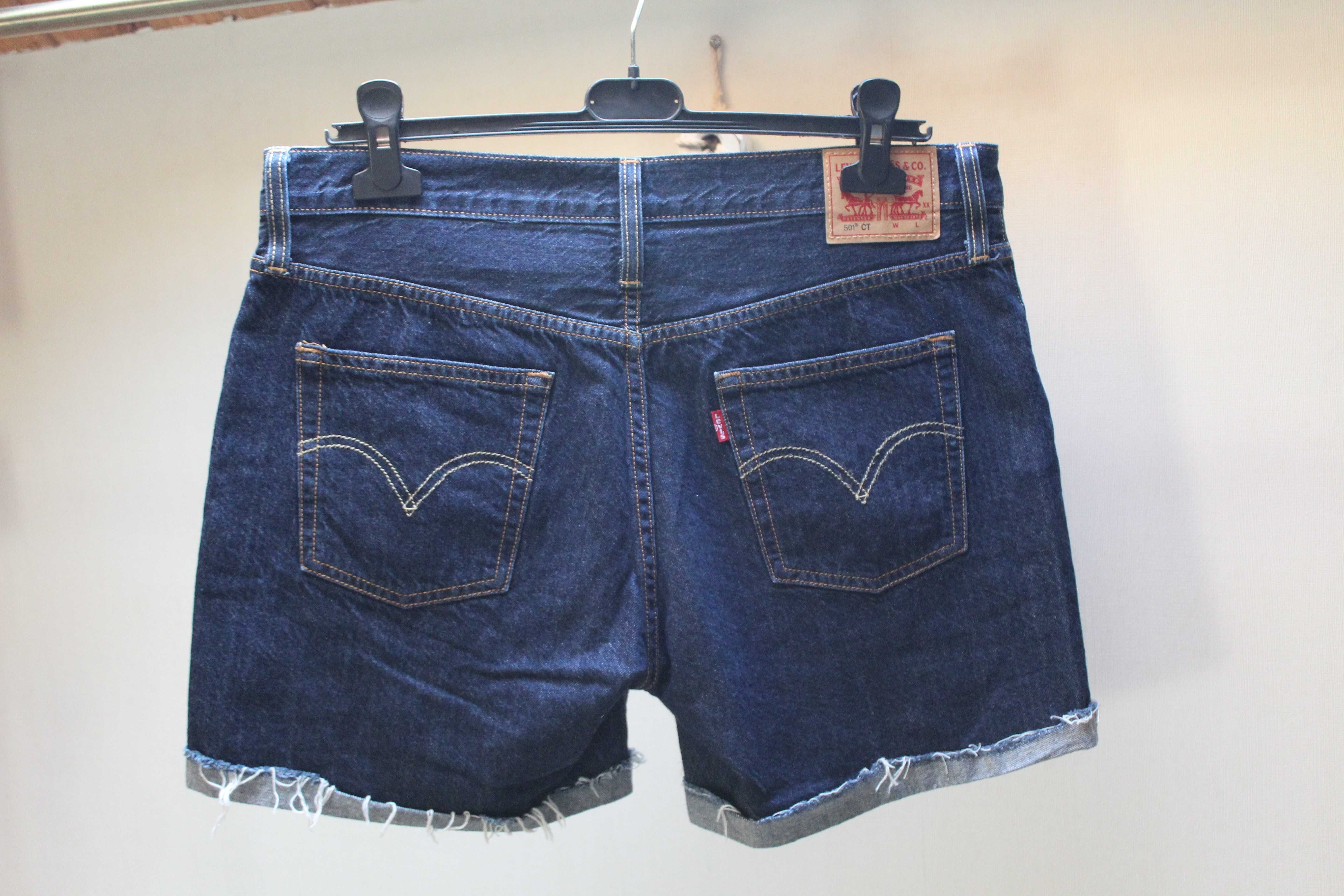 Шорты, джинсовые, Levi's, р 29, на 48, новые