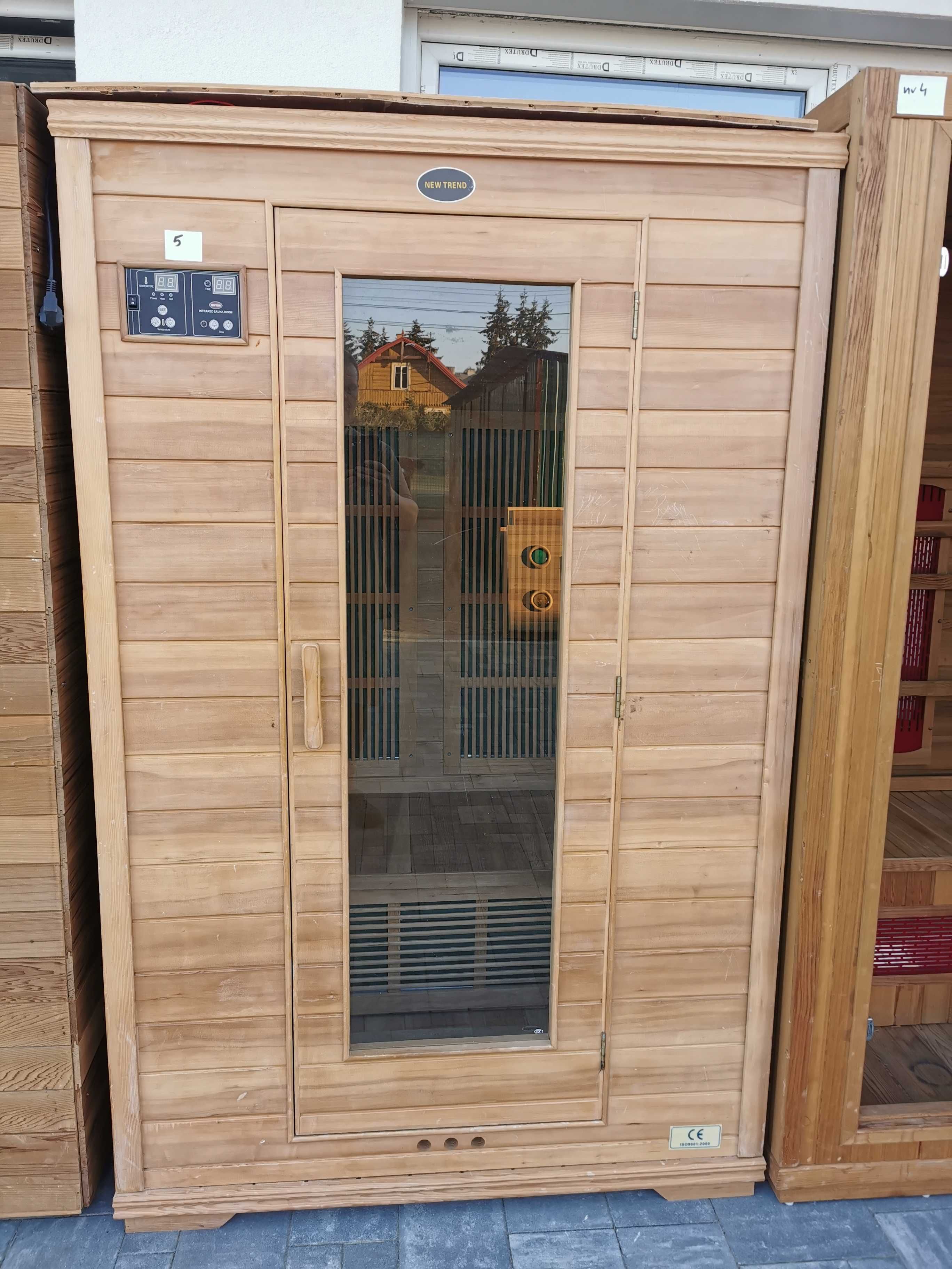 Sauna na podczerwień INFRAROT sucha Infrared Radio LED USB MP3 ładna