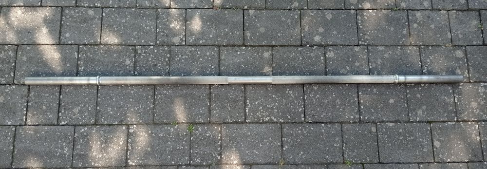 Sztanga prosta z zaciskami