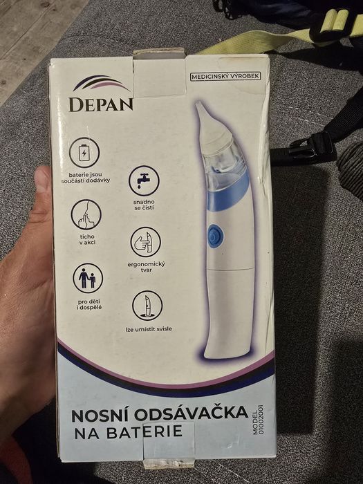 Aspirator do nosa na baterie