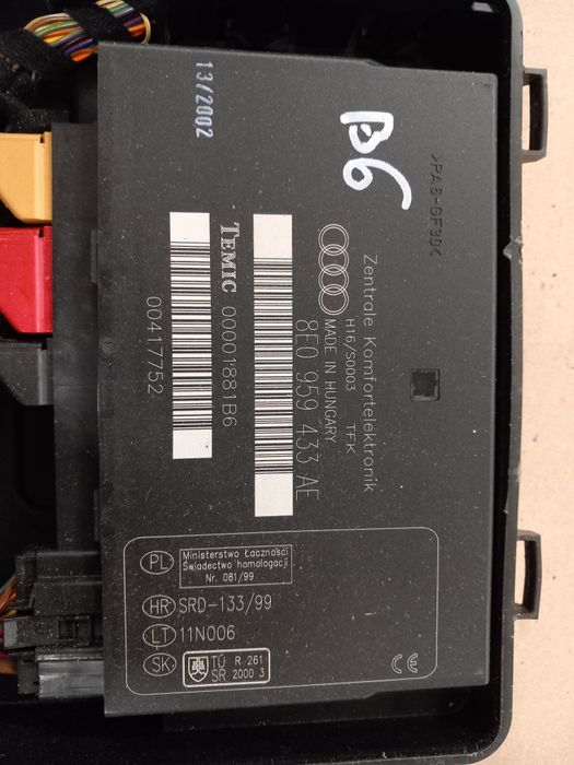 Moduł komfortu audi a4b6