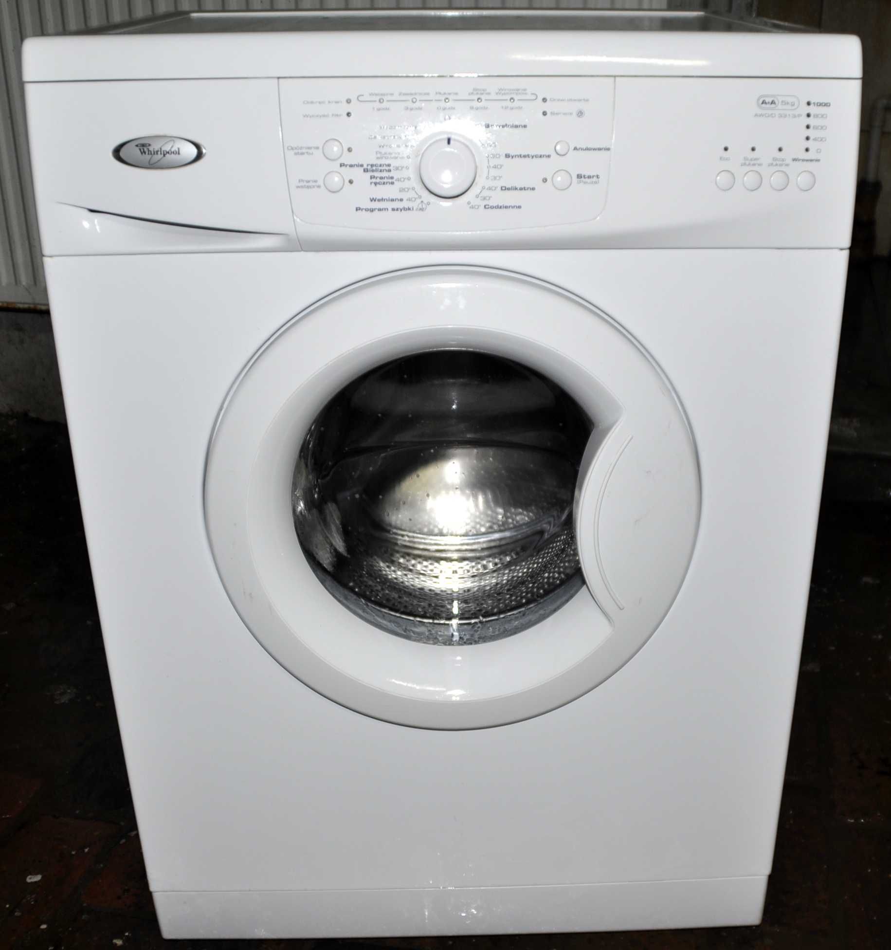 PRALKA PRALKI WHIRLPOOL 1000 obr 5 kg gratis transport gwarancja