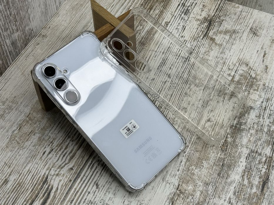 Чехол противоударный на Samsung А15/ А35/ А55 Прозрачный силикон