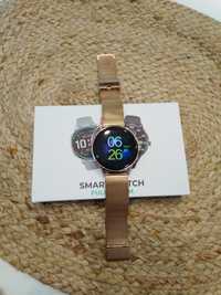 Smartwatch nowy różowe złoto