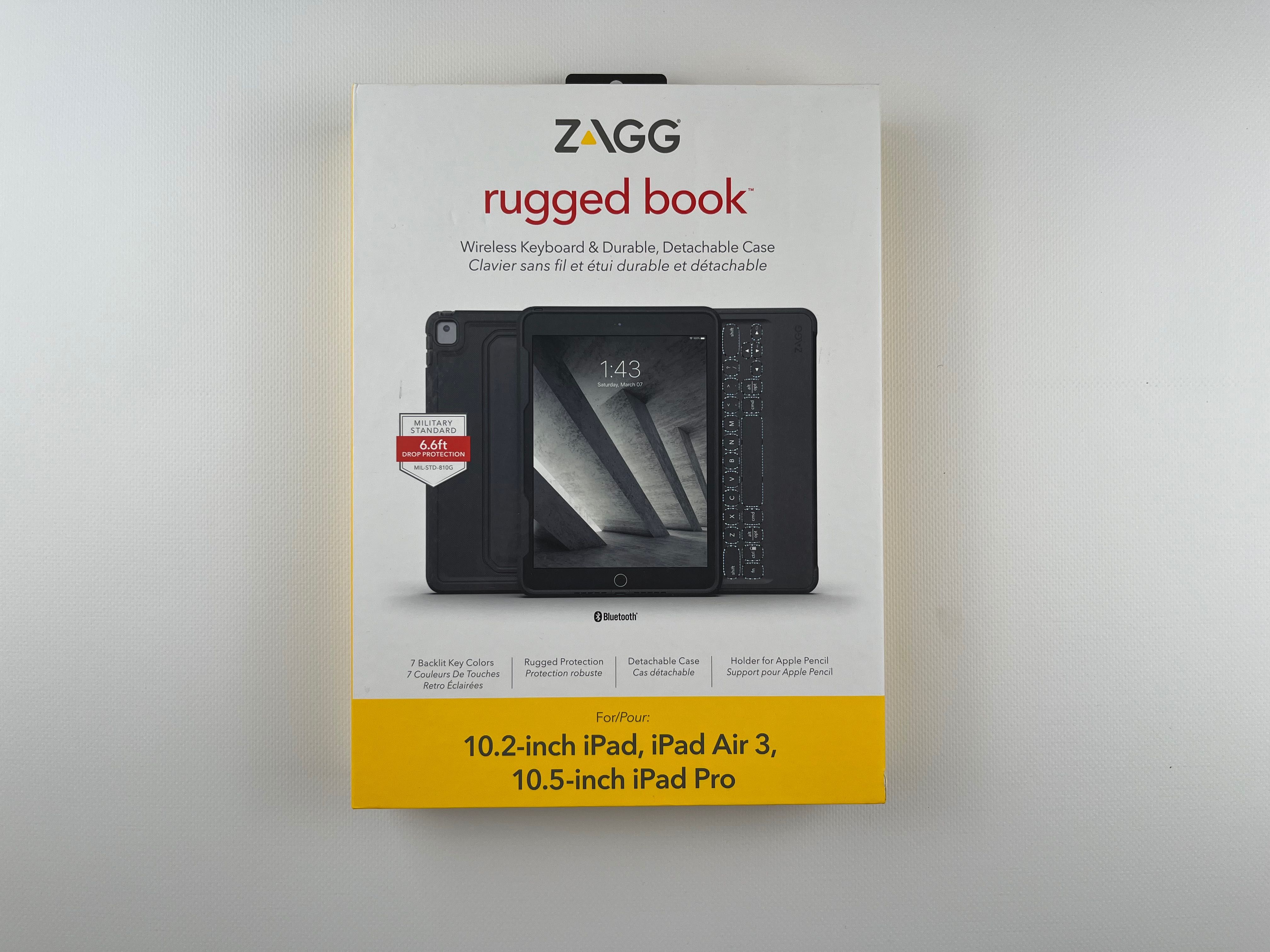Бронированный чехол-клавиатура ZAGG Apple iPad 7,8,9, Air 3, Pro10.5