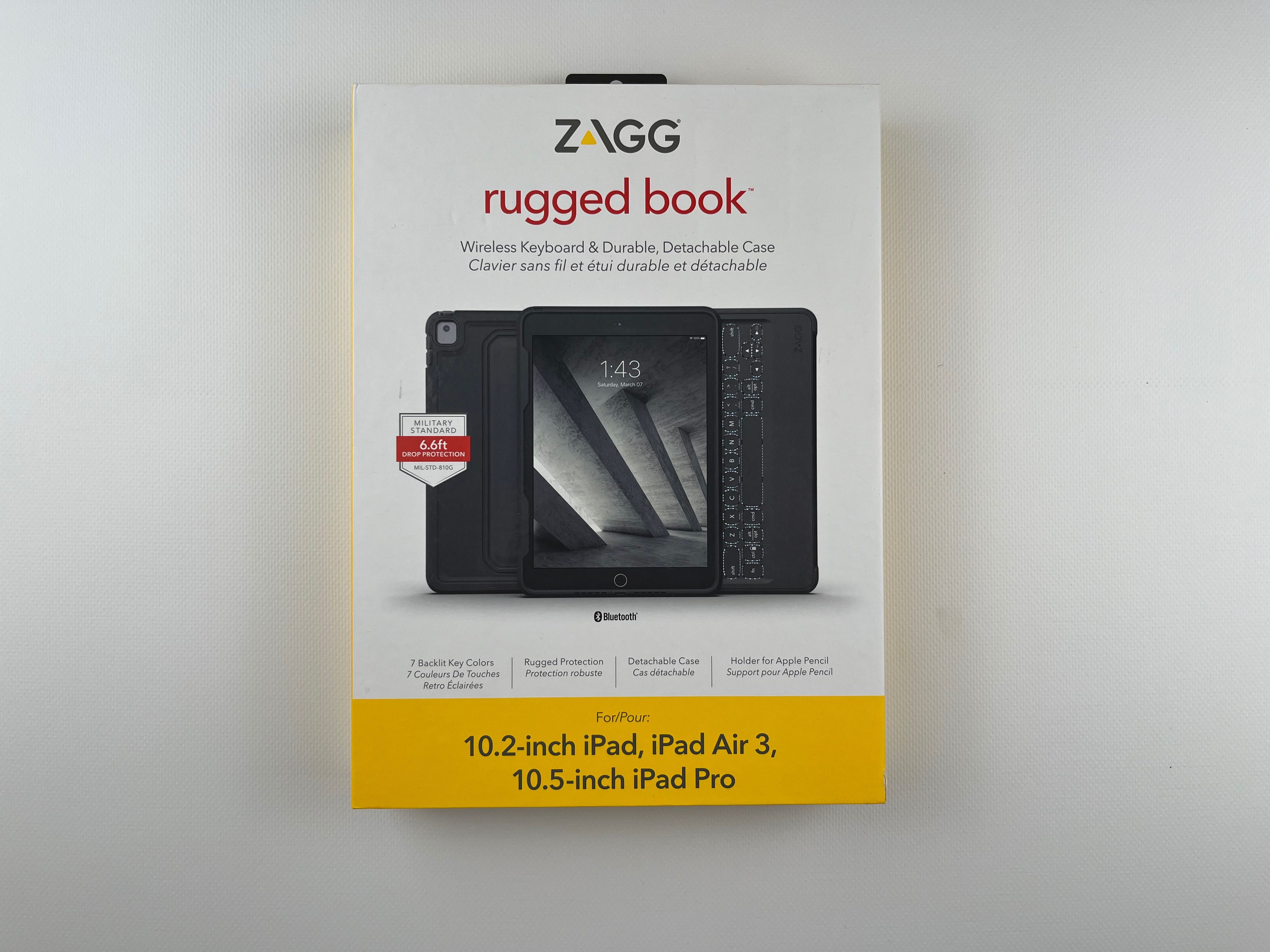 Бронированный чехол-клавиатура ZAGG Apple iPad 7,8,9, Air 3, Pro10.5