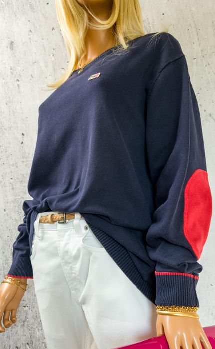 Klasyk od Napapijri- oversize sweter 100% bawełna 2XL/3XL Unisex