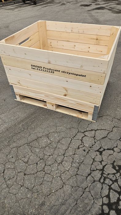 Skrzyniopalety skrzynie na owoce warzywa jabłka