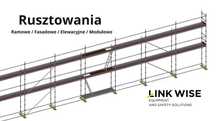 Rusztowanie modułowe - zestaw pow. rob. 118m2