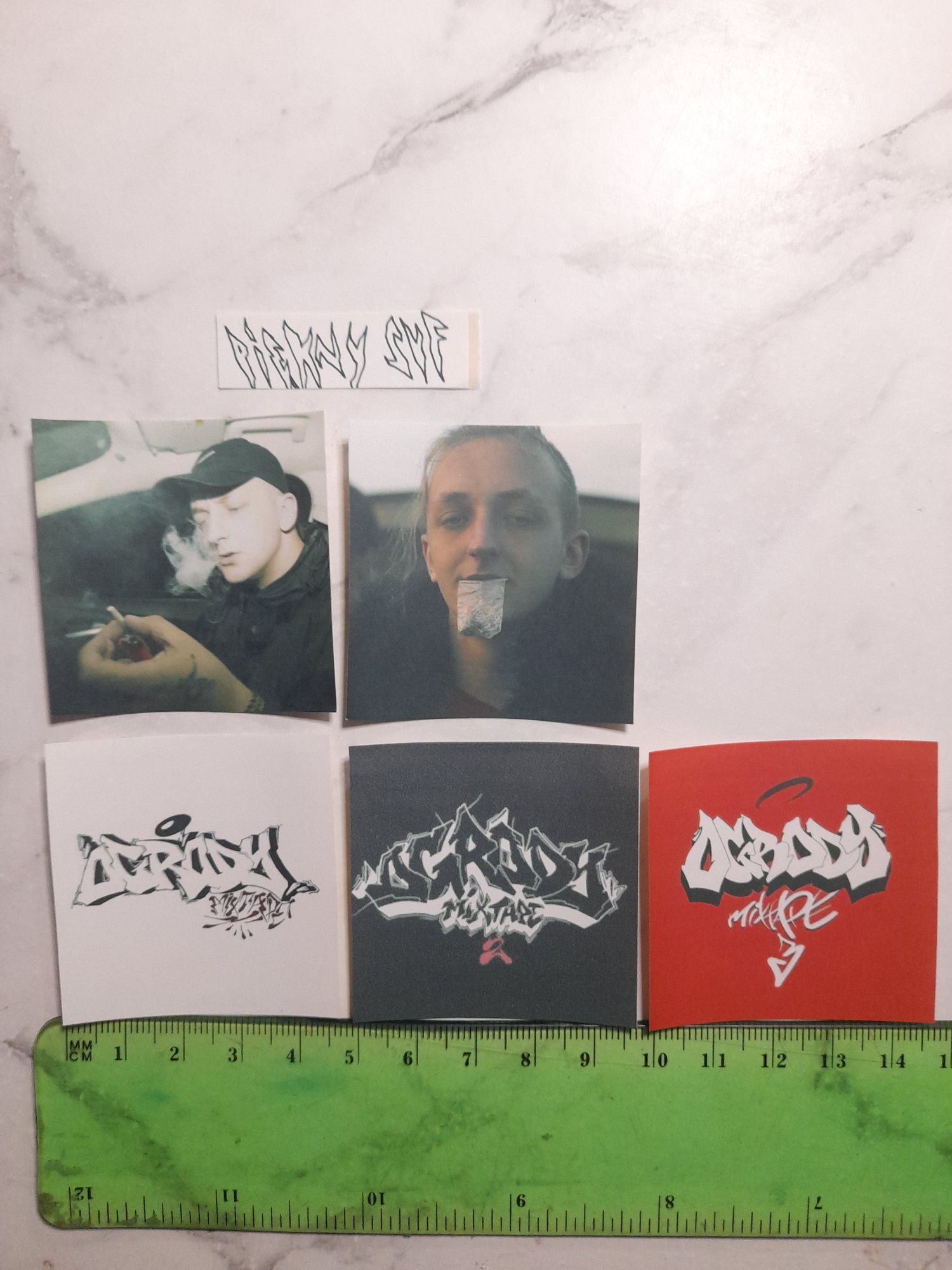 Naklejki kukon 6 sztuk