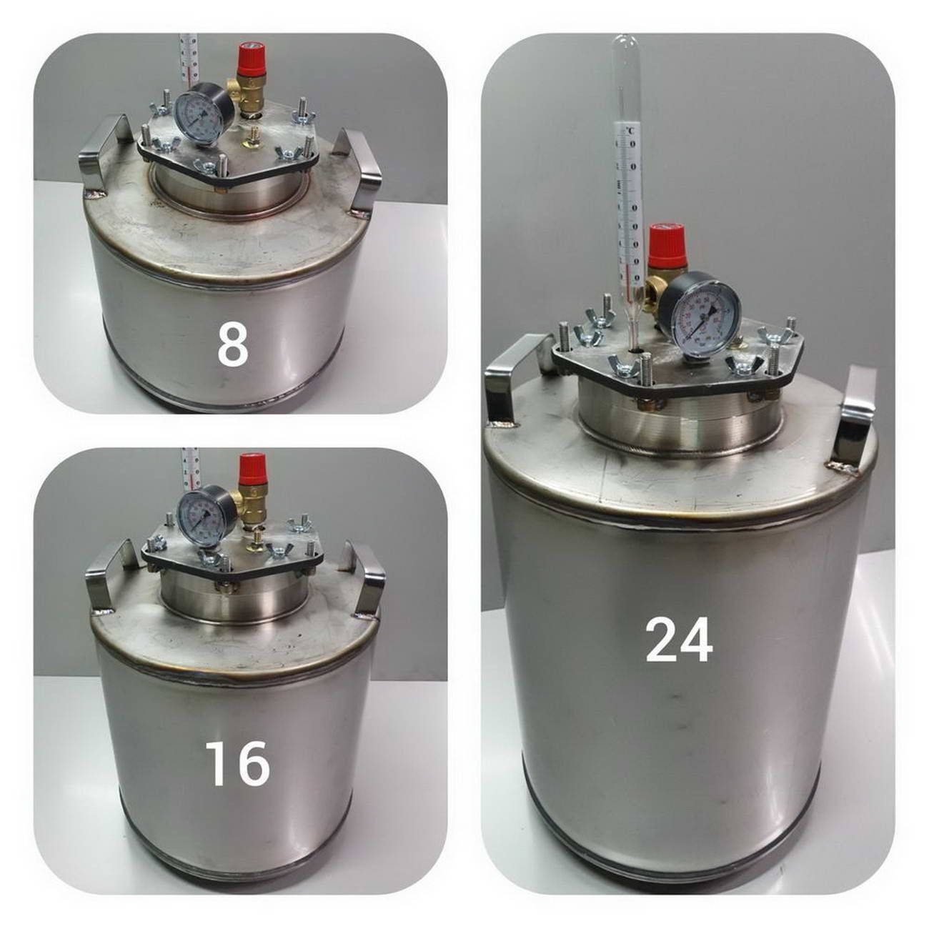 АВТОКЛАВ! На 8-16-24-32 банки! Консервація для задоволення! Зручно!