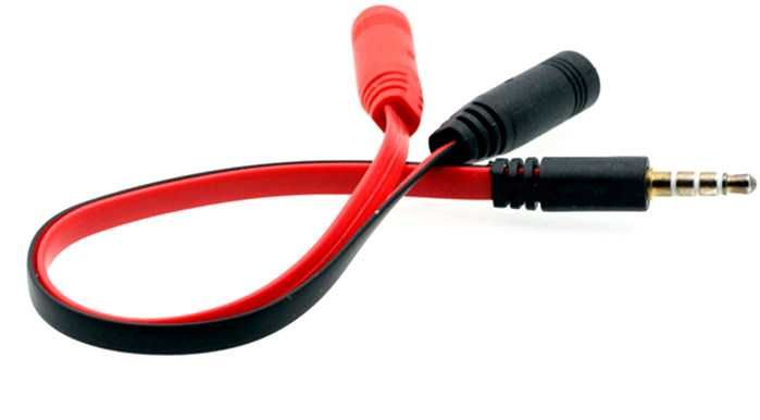 Adapter Kabel Mini Jack mikrofon słuchawki Mozos ASM-1