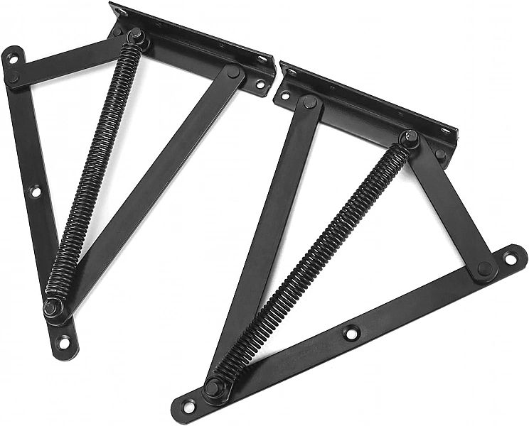 1 para zawiasów podnoszących do rozkładanej sofy o kącie otwarcia 90°