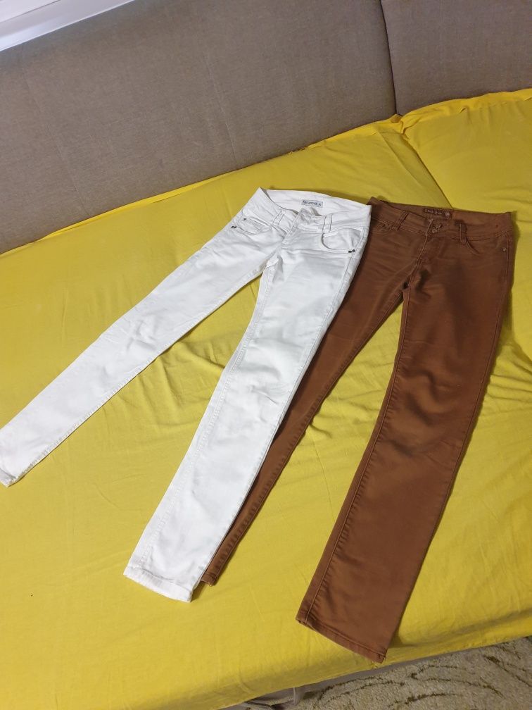 Spodnie Jeansy S 26 jasne