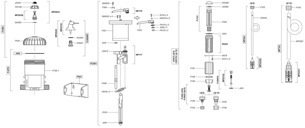 Dosatron дозатрон медикатор дозатор запчасти ремкомплект уплотнения