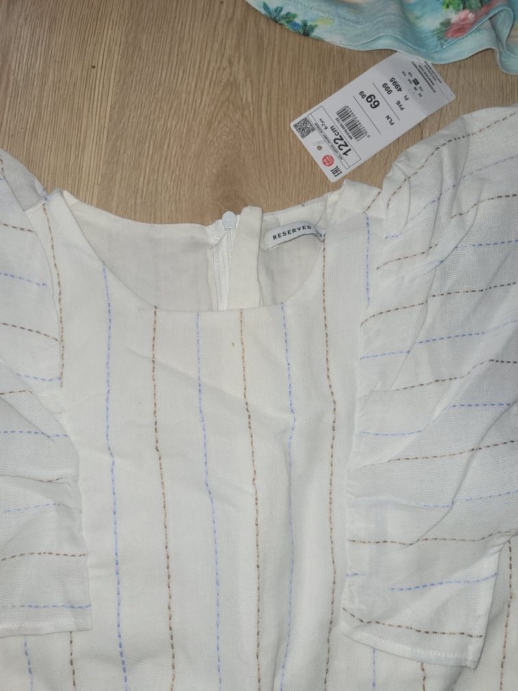 Zara reserved zestaw sukienki nowe kombinezon 122 h&m