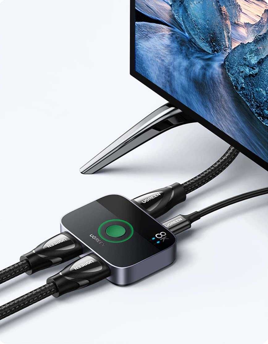 HDMI 2.1 Переключатель Разветвитель Switch 8K 60Hz UGREEN