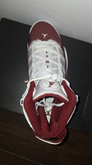 Nowe Jordan 6 Rings 46 Red Cherry Burgundy White