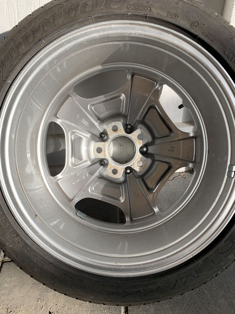 Felgi z oponami mercedes 225/45r17 dunlop sport