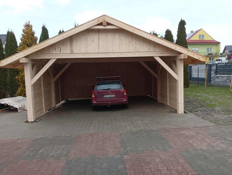 Altana wiata garażowa