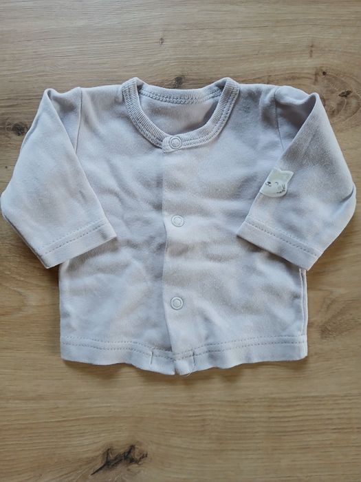 Kaftanik niemowlęcy szary, r. 56