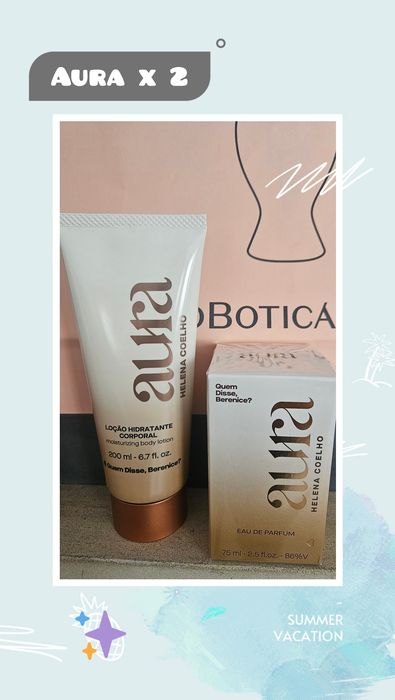 Aura Eau de Parfum e loção corporal