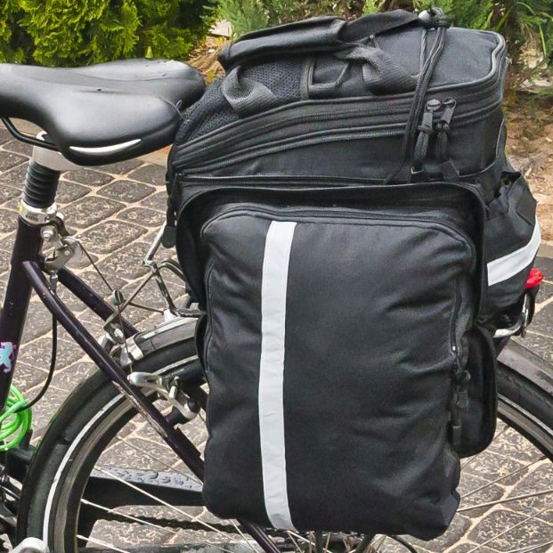 Nowa Torba na bagażnik 3 komorowa sakwa rowerowa pojemna pokrowiec