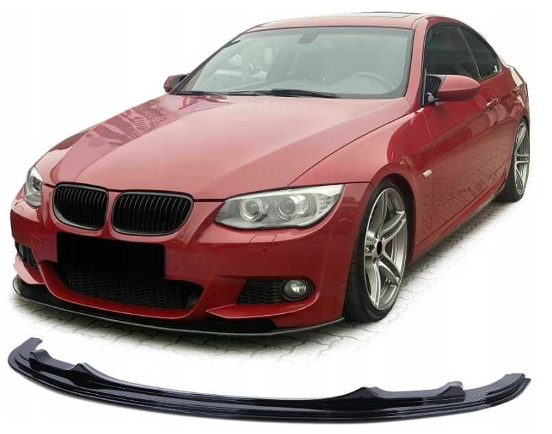 Dokładka Zderzaka Splitter BMW E92 E93 LCI CZARNY POŁYSK / CARBON