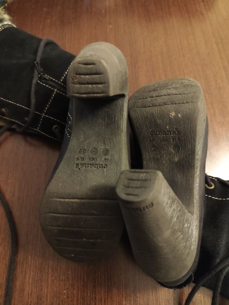 Botas d cano alto "Cubanas" tam. 35