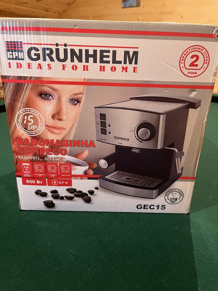 Кофеварка grunhelm gec15
