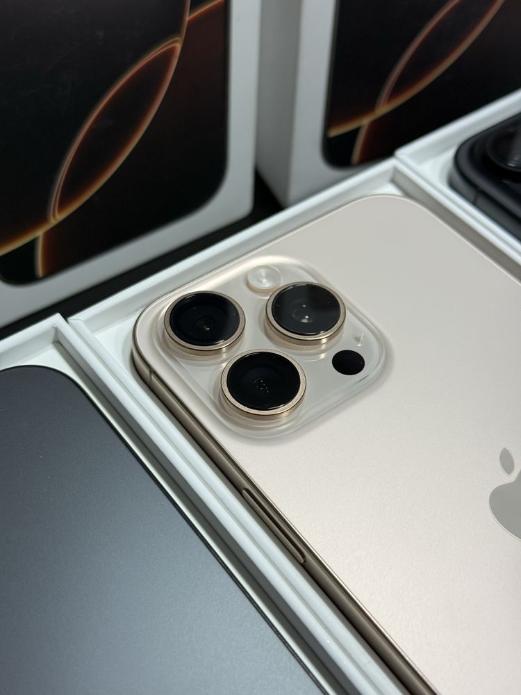 New open iphone 16 pro max 256gb desert, black