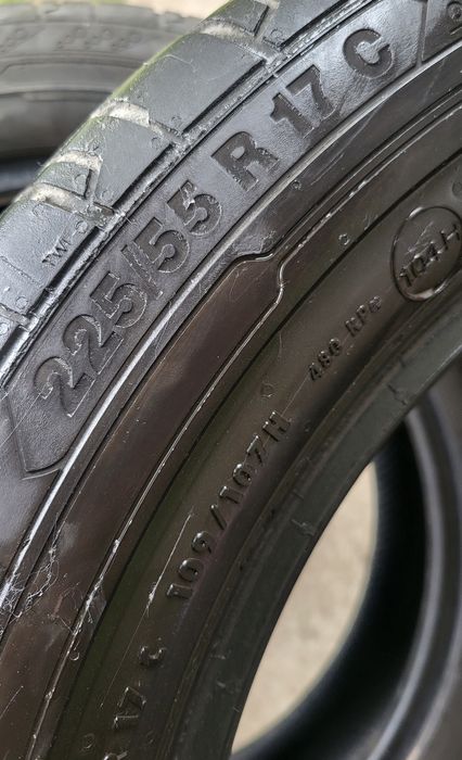 4 x Opony Letnie Continental 225/55 R 17 2022R Cena za całość 4 szt