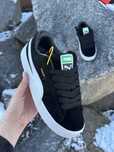 Кеди Puma Suede xl 36-41,чорно-білі