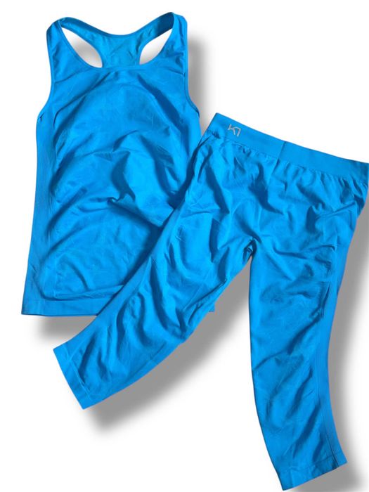 KARI TRAA BUTTERFLY komplet sportowy bielizna termoaktywna góry L/XL