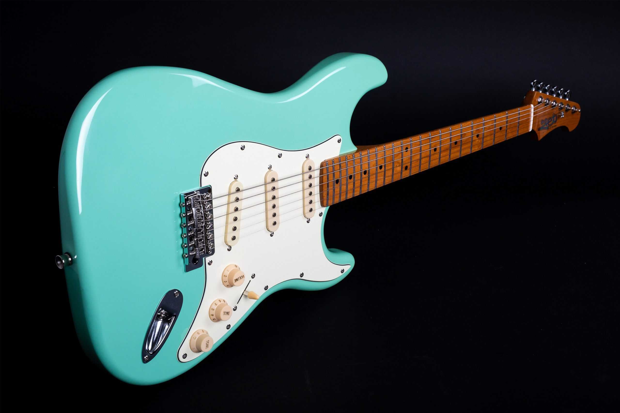 JET JS-300 SFG SSS gitara elektryczna + tuner