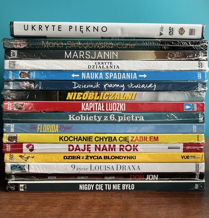 Filmy DVD nowe zestaw 16 ukryte piękno nieobliczalni marsjanin Don Jon