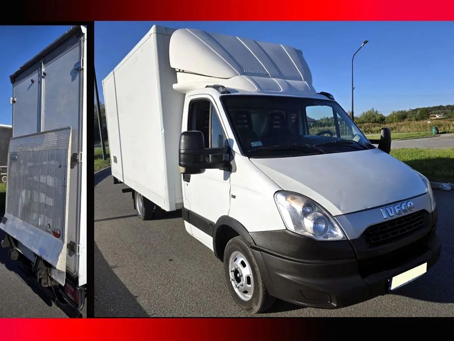 Iveco Daily  35C15 3.0 150 KM – BLIŹNIAKI Kontener 420 x 220 x 215 - Winda - FV23%