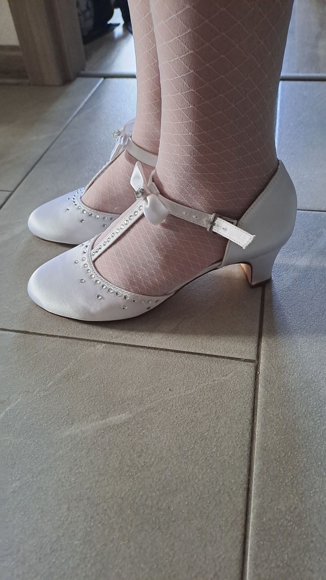 Buty pantofelki do komunii