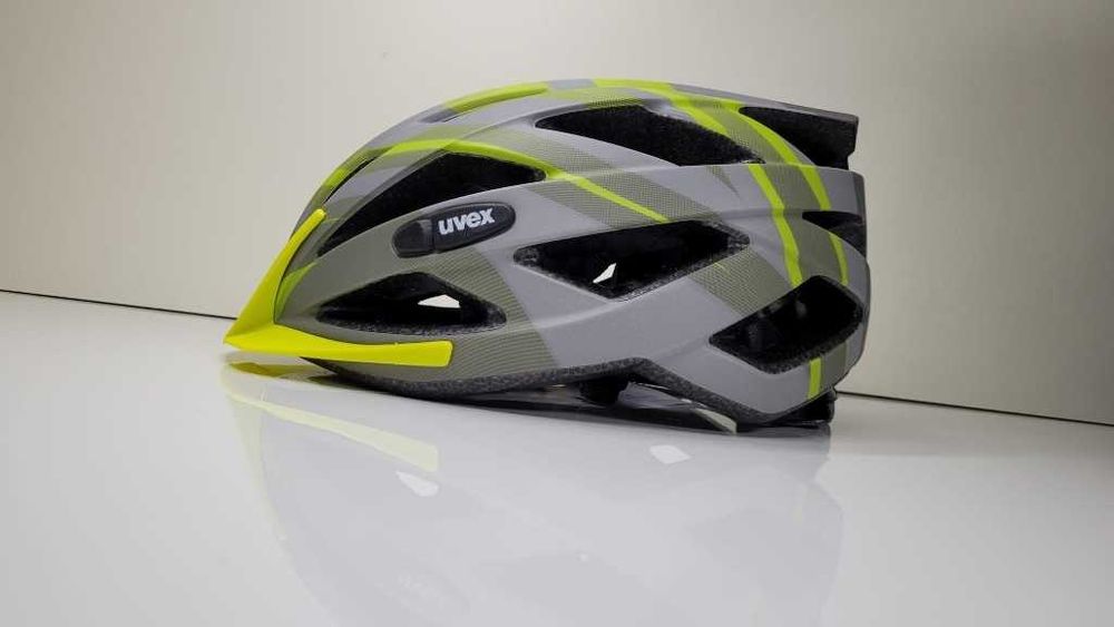 UVEX Air Wing CC grey lime matt Kask Rowerowy rozmiar 56-60cm