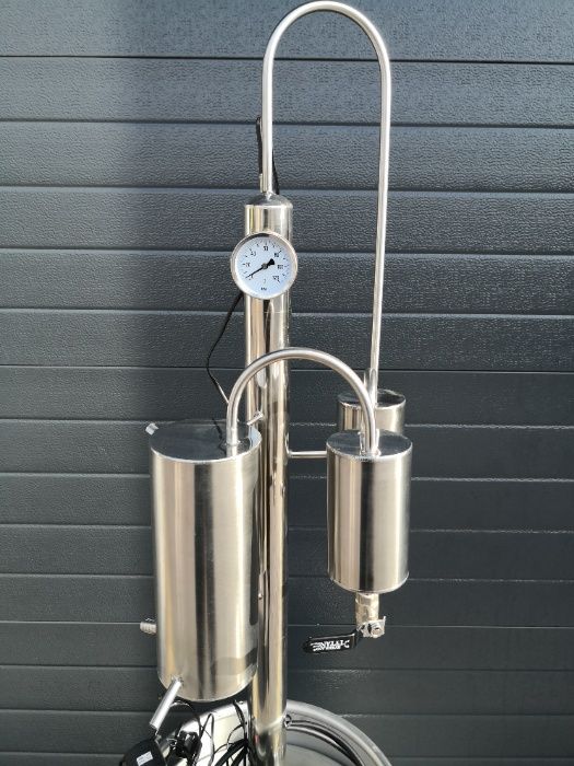 Destylator pot-still 2 odstojniki AUTOMAT 30l | 50l gaz lub grzałki