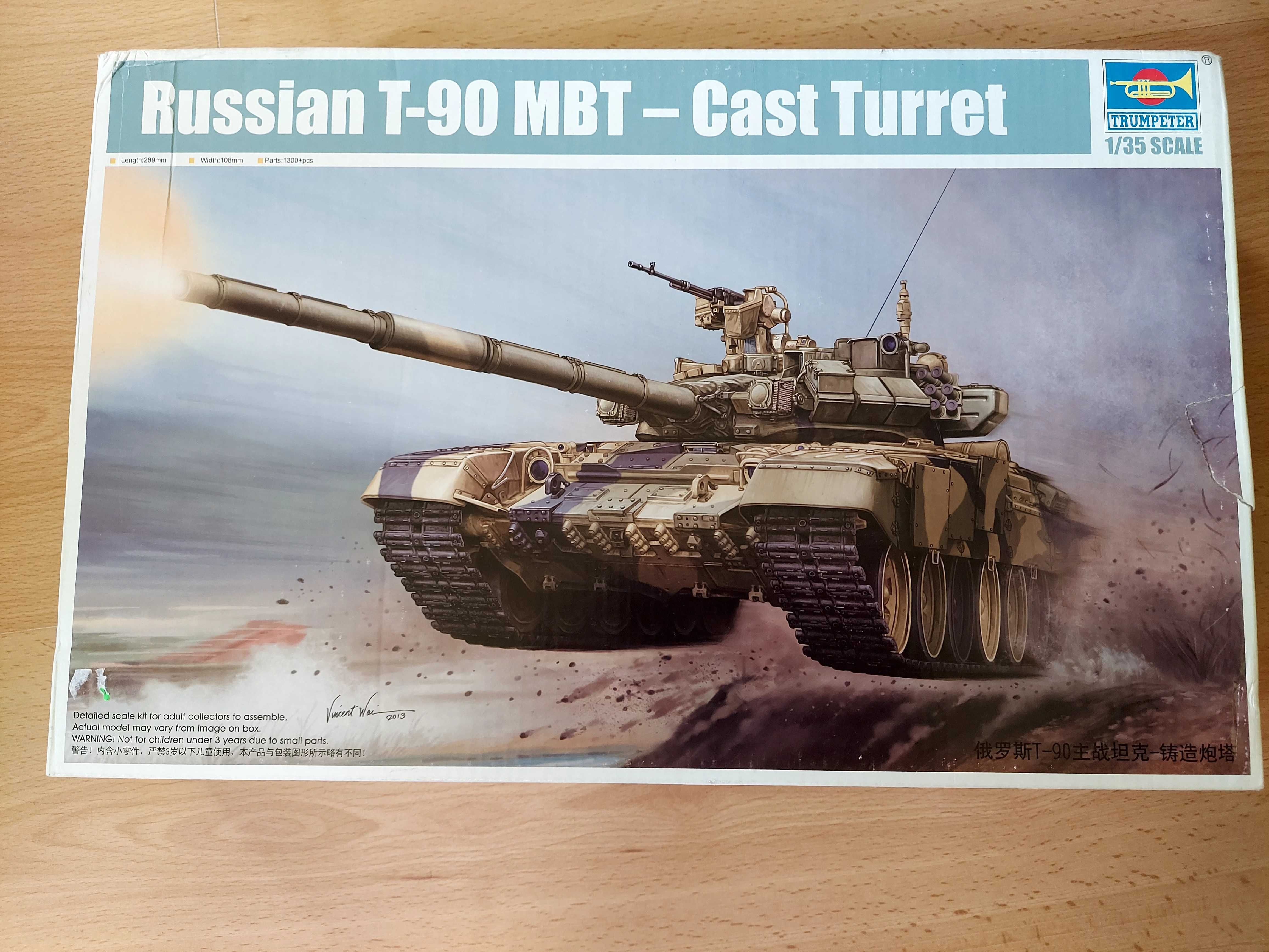 Trumpeter 05560 Russian T-90 MBT - Cast Turret  1:35