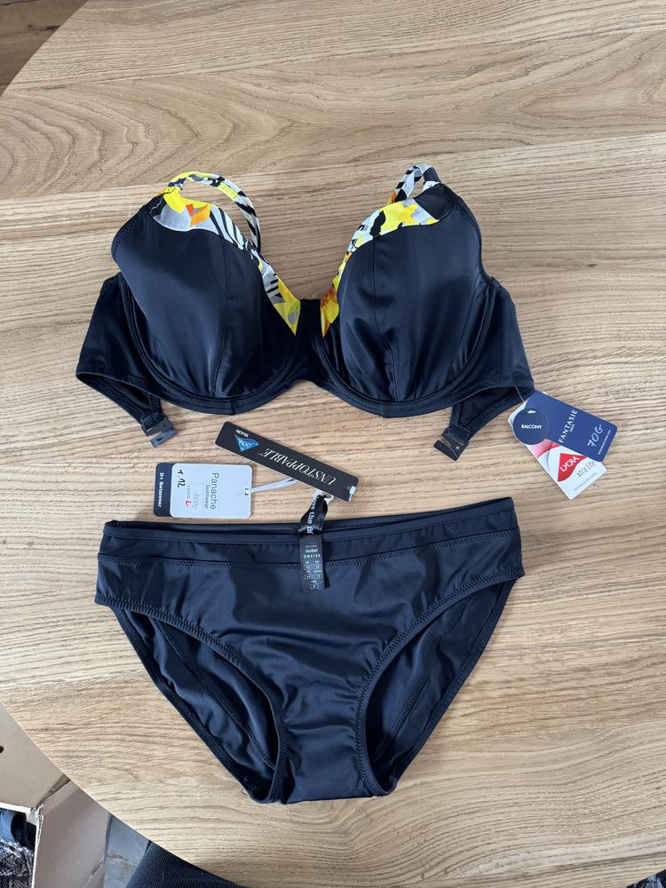 Bikini nowe 70G biustonosz kąpielowy i figi brytyjskiej firmy Fantasie
